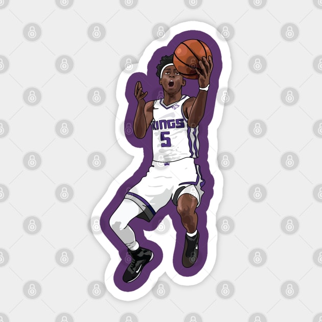 Deaaron Fox Sacramento Kings Sticker by xavierjfong